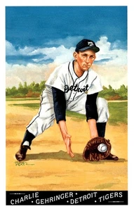1990 Perez-Steele Master Works Series 1 Charlie Gehringer #2 Postcard #/10000 - Picture 1 of 2