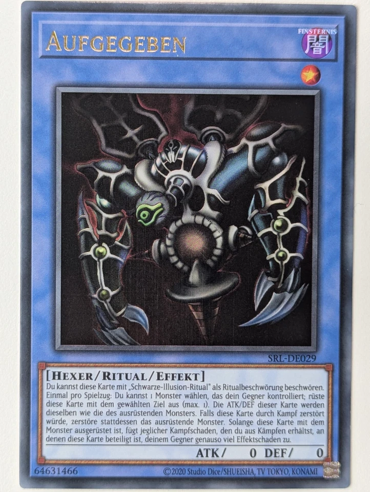 Aufgegeben SRL-DE029 Ultra Rare 25th Anniversary DE NM YUGIOH - Bild 1 von 1