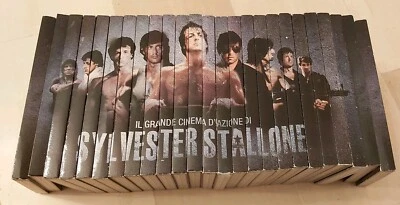  25 DVD IL GRANDE CINEMA DI AZIONE DI SYLVESTER STALLONE SERIE COMPLETA RARA - Immagine 1 di 3