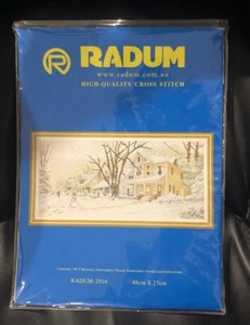 Radum High-Quality Cross Stitch Winter Snow Scene Brand New Kit 2016 - Picture 1 of 2