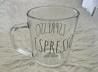 Rae Dunn Glass “Espresso ” Mug - Image 1 of 3