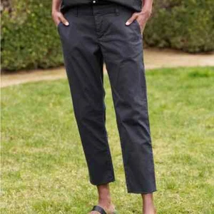Frank & Eileen WICKLOW The Italian Chino twill washed casual black womens size 4 - Picture 1 of 4