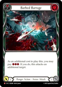 FAB Barbed Barrage SEA098 Majestic Rainbow Foil Flesh and Blood High Seas - Picture 1 of 1