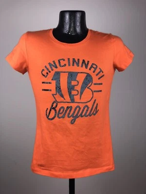 Women's Majestic Cincinnati Bengals Orange Forward Progress III Shirt NWT Medium - Image 1 of 4