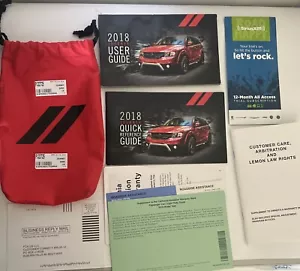Dodge Journey 2018 manual del propietario de fábrica conjunto de guía del usuario y bolsa *OEM* - Imagen 1 de 9
