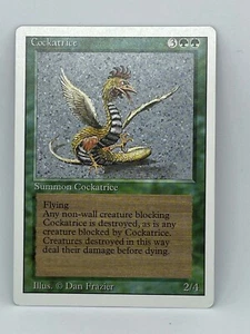 Cockatrice - Revised - LP - MTG Magic The Gathering  - Picture 1 of 2
