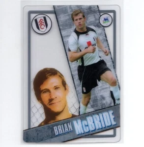 BRIAN MCBRIDE 2006-07 Topps I-Card Soccer Acetate Card FULHAM #40 PSA - Foto 1 di 2