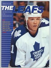 Official The Leafs Vintage Magazine Gary Leeman (October 1990)