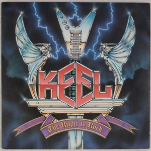 KEEL - THE RIGHT TO ROCK - 2000 Metal Mayhem Remaster - OOP RARE - Gene Simmons - Picture 1 of 1