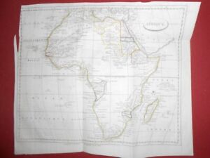 ancienne carte  1810 Afrique