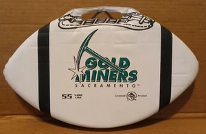Cojín de estadio vintage CFL Sacramento Gold Miners 1993 calendario - Imagen 1 de 4
