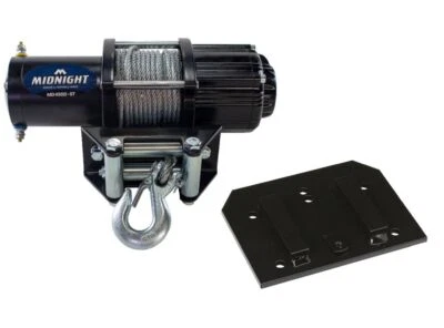 Viper 50 Feet Midnight Winch 4500 lb Steel With Mount For Arctic Cat 400 2005-08 - Изображение 1 из 4