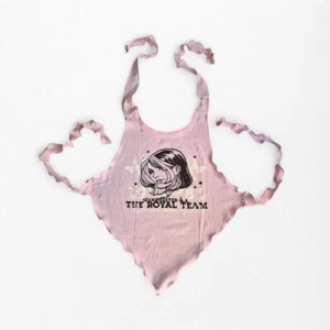 upcycled halterneck cybery2k magenta top - xs/s, alternative, subversive, y2k - Picture 1 of 4