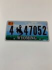 Wyoming Sweetwater County #4 Licence Plate Bucking Hoarse