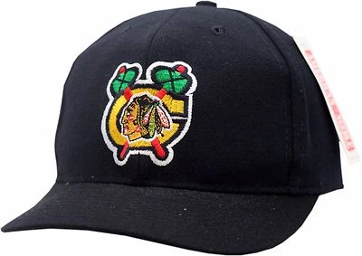 Chicago Blackhawks Fitted Hat Tomahawk & Indian Head Logo 12121 - Image 1 of 4