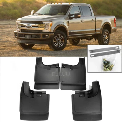 OE Mud Guards Splash Flap Set Fit 17-22 F250 F350 Super Duty w/ Fender Flare - Image 1 of 2