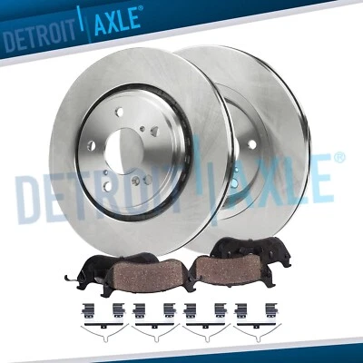 320mm Front Disc Brake Rotors Ceramic Brake Pads Kit for 2015 - 2020 Acura TLX - Image 1 of 4