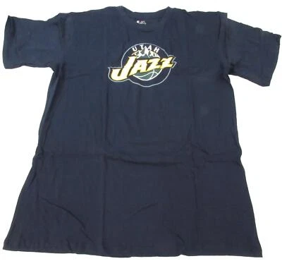New Utah Jazz Mens Sizes 2XL-3XL-4XL-6XL-Tall Majestic Blue Shirt - Image 1 of 4