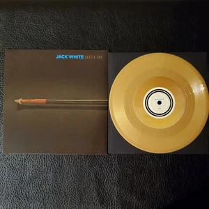 JACK WHITE Battle Cry RARE Record Store Day 2017 7" GOLD VINYL THIRD MAN RECORDS - Picture 1 of 4