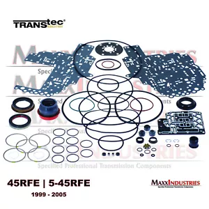45RFE 5-45RFE Transmission Rebuild Kit Gaskets Seals 1999-05 TransTec 2476 - Bild 1 von 4