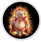 Fat Baby Devil Satan Art Pendant Charm On 925 Sterling Silver 20" Necklace Gift