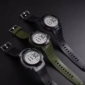 SYNOKE Mens Waterproof Watch Electronic LED Digital Watch Sports Wrist Watches - Picture 1 of 16