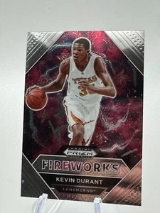 2021-22 Panini Prizm Draft Picks - Fireworks Silver Prizm #16 Kevin Durant - Picture 1 of 2