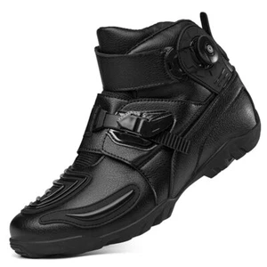Professional Men Motorcycle Boots Motocross Off-Road Riding Biker Sports Shoes - Picture 1 of 27