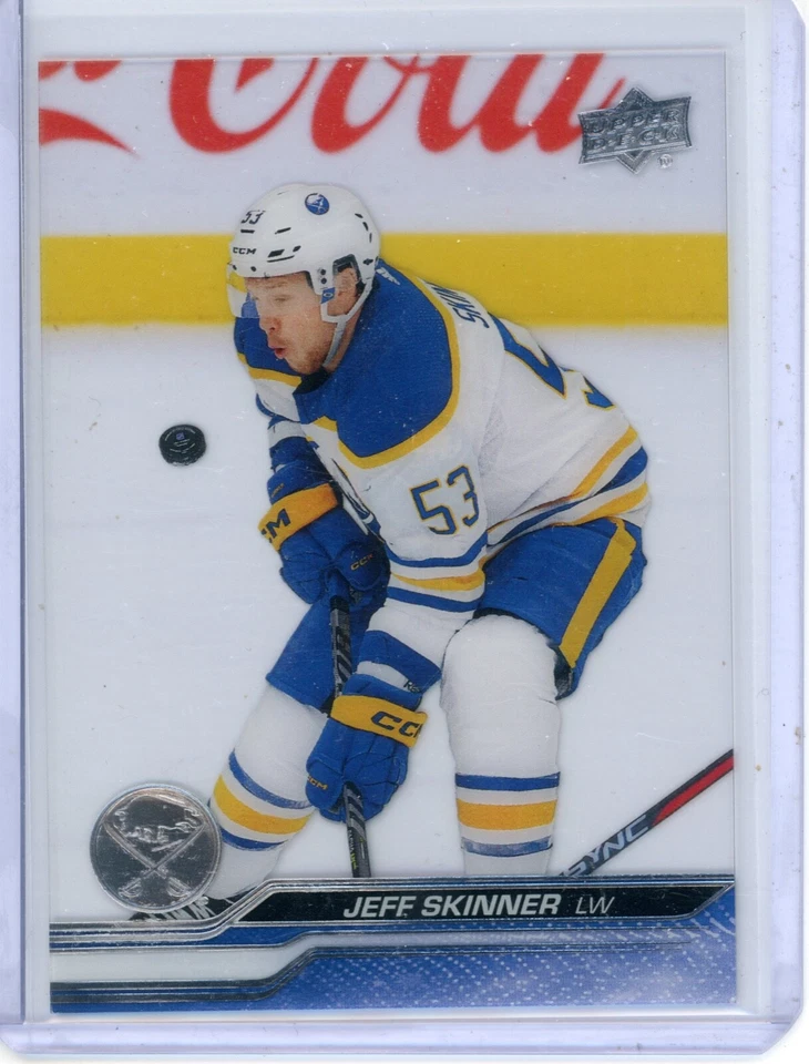 2023-24 Upper Deck Jeff Skinner 270 Clear Cut Buffalo Sabres - Image 1 of 1