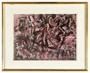 JACQUES CHEVALIER (1924-1999) GROSSE ABSTRAKTE KOMPOSITION SIGNIERT (75) - Bild 1 von 6