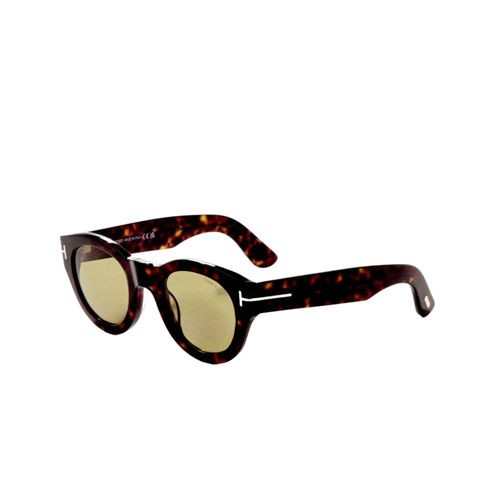 Gafas de sol Tom Ford unisex de moda 48 mm Habana oscura FT1212-52N-48 Foto 1 de 1