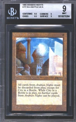 Magic MTG Arabian Nights City in a Bottle BGS 9 (8.5, 9, 9.5, 9) NEAR MINT NM - Image 1 of 2