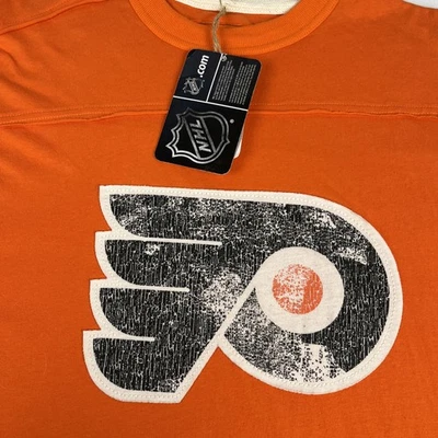 Camisa De Colección Nueva Con Etiquetas Philadelphia Flyers Talla S Naranja Manga Larga Térmica CCM NHL Hockey Foto 1 de 4