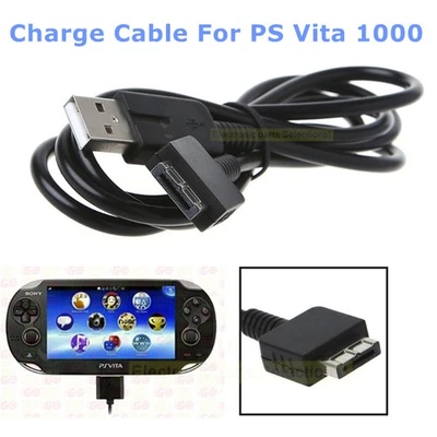 Carregador USB cabo de transferência de sincronização de dados de carregamento para Sony PlayStation PS Vita 1000 - Imagem 1 de 4