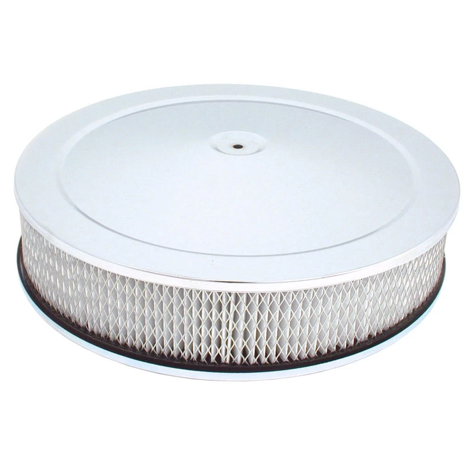 Spectre Performance 4760 Replacement Air Filter; Round 14" X 3" - CHROME - PAPER - Image 1 of 1