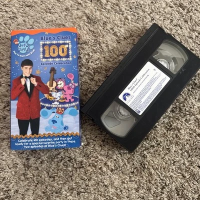 Blue's Clues 100th Episode Celebration Blues Clues Nick Jr VHS 2003 Has Mold - Image 1 of 3