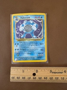 Pokemon 1999 Poliwrath Holographic Card ~13/102  ~ Base Set ~ Vintage - Picture 1 of 8