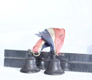 (2) Liberty Bell Sesqui-Centennial Bells Ribbons 1926 Button Sesquicentennial - Picture 1 of 5