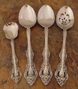 Juego de 4 cubos Oneida Michelangelo para servir reliquia cubiertos de acero inoxidable lote Y - Imagen 1 de 5