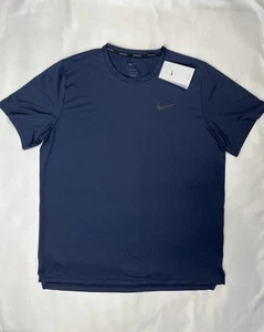 Nike Shirt Men Obsidian Navy Blue Pro Ready Dri Fit Training Fitness Top L - XXL - Picture 1 of 7