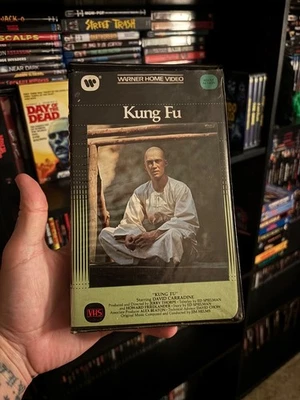 Kung Fu VHS, Clamshell Case Warner Bros Home Video, David Carradine - Image 1 of 3