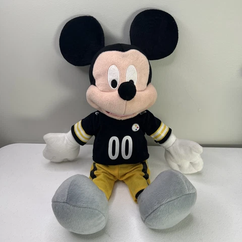 Pittsburgh Steelers Mickey Mouse Plush 16" Disney NFL Stuffed Animal Cover