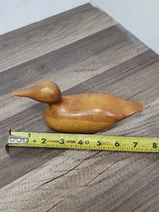 Myrtle Wood Carved Wooden duck Myrtlewood Chalet - Picture 1 of 8