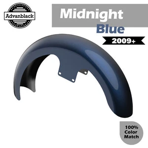 MIDNIGHT BLUE Advanblack 21" Reveal Wrapper Hugger Front Fender For 09+ Harley - Bild 1 von 9