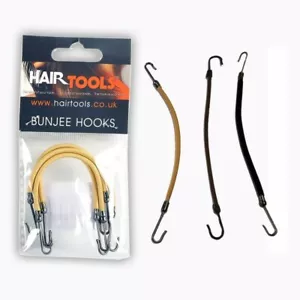 Hairtools Bunjee Hooks Black Blonde Brown - Pack of 4 - Picture 1 of 4