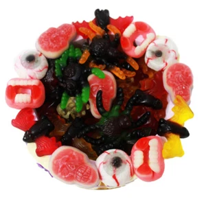 Happy Grussel Halloween Tarta Con Baiser Y Gomas de Frutas 600g - Imagen 1 de 1