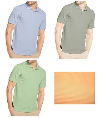 Van Heusen Classic Fit Polo Shirt Men's Big Tall Blue Gray Green Peach New $60 - Image 1 of 2