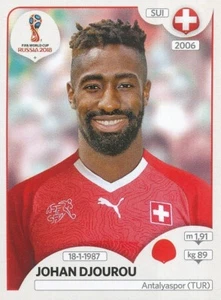 379 JOHAN DJOUROU SCHWEIZ ANTALYASPOR STICKER WM RUSSLAND 2018 PANINI - Bild 1 von 1