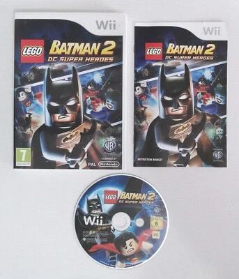 NINTENDO WII : LEGO BATMAN 2 : DC SUPER HEROES - Completo, ITALIANO ! Comp Wii U - Immagine 1 di 2
