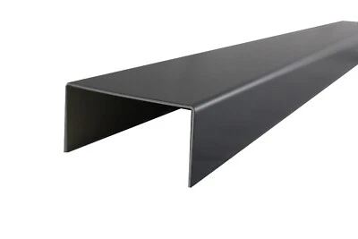 U-Profile Aluminium 2mm einseitig beschichtet Ral 7016 anthrazit 1m 1,5m - Bild 1 von 4